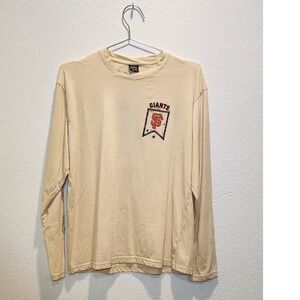 Harry Potter Long Sleeve T Shirt Adult M Cream Hogwarts Sorting Hat Graphic